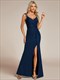 glitter splite evening dresses