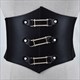 ladies extra wide waistband with skirt shirt nightclub waist elastic luxury design fashion all-match leather high quality belt