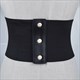 ladies extra wide waistband with skirt shirt nightclub waist elastic luxury design fashion all-match leather high quality belt