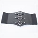 ladies extra wide waistband with skirt shirt nightclub waist elastic luxury design fashion all-match leather high quality belt