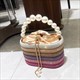 handle rhinestones evening clutch bag purses and handbag luxury designer shoulder bag shiny crystal clutch purse bucket bag
