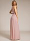 glittery halter neck pleated formale evening dress