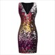v-neck y party dressy party dresses wear night club sequin dresses women partyy