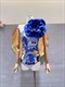 Damen 3D Blumen-Applikation One-Shoulder schlanker Bodysuit