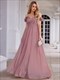 elegant sweetheart flower decoration sequin dresses with off-shoulder sleeves