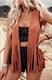 womens rivet sleeveless tassel vest waistcoat
