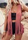 womens rivet sleeveless tassel vest waistcoat