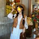 Faux Suede Fringe Vest - 70S Hippie Sleeveless Jacket