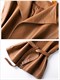 Women's Leather Sleeveless Jacket With Belt - Black Suit Collar Waistcoat