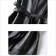 Soft Leather Lace Up Waistcoat Sheepskin Sleeveless Vest With Pocket