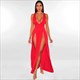 woman club dress backless sleeveless deep v-neck high waist slit maxi dress birthday midnight party elegant women dress