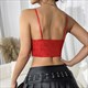 Spitze Spaghetti Träger Korsett Camisole Bustier Top