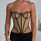Sleeveless Off Shoulder Corset Bustier Shapewear Top