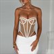 Sleeveless Off Shoulder Corset Bustier Shapewear Top