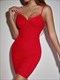 summer women's sleeveless spaghetti strap dress lace hip wrap dresses fashion slim bodycon backless underwire short dresses