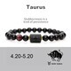 Zodiac Constellation Charm Beaded Bracelet Bangle For Men Women
