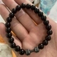 Beaded Charm Bracelets For Men Women Natural Black Lava Stone Bangles Yoga Fitness Jewelry