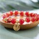 chinese style zodiac dragon bracelet for women men brings wealth health and good luck red beaded couple bracelet jewelry gi