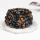 Black Hematite Tiger Eye Stone Beads Bracelet For Health And Protection