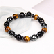 Black Hematite Tiger Eye Stone Beads Bracelet For Health And Protection