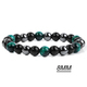 Black Hematite Tiger Eye Stone Beads Bracelet For Health And Protection