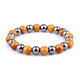 Black Hematite Tiger Eye Stone Beads Bracelet For Health And Protection