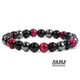 Black Hematite Tiger Eye Stone Beads Bracelet For Health And Protection