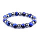 Black Hematite Tiger Eye Stone Beads Bracelet For Health And Protection