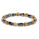 Black Hematite Tiger Eye Stone Beads Bracelet For Health And Protection