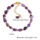 Natural Amethyst Chipped Stone Braided Bracelet – Adjustable Healing Jewelry For Women