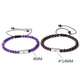 Natural Amethyst Chipped Stone Braided Bracelet – Adjustable Healing Jewelry For Women