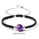 Natural Amethyst Chipped Stone Braided Bracelet – Adjustable Healing Jewelry For Women