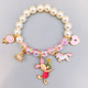 children beads bracelets  elephant rabbit cartoon pendant beads bracelets christmas presents fashion kids jewelry