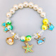 children beads bracelets  elephant rabbit cartoon pendant beads bracelets christmas presents fashion kids jewelry