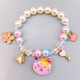 children beads bracelets  elephant rabbit cartoon pendant beads bracelets christmas presents fashion kids jewelry