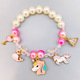 children beads bracelets  elephant rabbit cartoon pendant beads bracelets christmas presents fashion kids jewelry