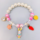 children beads bracelets  elephant rabbit cartoon pendant beads bracelets christmas presents fashion kids jewelry