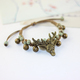 Ceramic Little Fawn Bracelet Handmade Retro Art Jewelry For Women