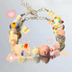 fashion color love drop oil enamel bracelet female ins new design cute heart candy color bracelet gifts