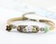 traditional boondoggle hand woven colored glaze ceramic bracelets beads folk style women's fashion jewelry dropshipping #392