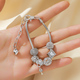 pc women's fashion pan family multi element beaded key bracelet date travel banquet party holiday dressing gift