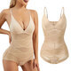 Women's Sculpting Bodysuit Cross Compression Shapewear Over Bust Deep V