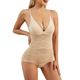 Women's Sculpting Bodysuit Cross Compression Shapewear Over Bust Deep V
