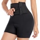 Large Size High Waist Tummy Control Butt Lifting Pants With Belt Padding