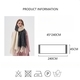 Langer Color Blocking Imitation Cashmere Schal mit Quasten