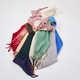 Langer Color Blocking Imitation Cashmere Schal mit Quasten