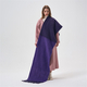 Langer Color Blocking Imitation Cashmere Schal mit Quasten
