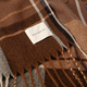 Thick Cashmere Plaid Scarf With Tassels - Winter Fashion Shawl & Wrap