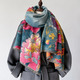 warm cashmere scarf women shawl floral print new wraps luxury thick blanket winter bufanda pashmina female travel poncho stoles