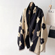 Floral Cashmere Women’S Winter Scarf Shawl Wrap Pashmina